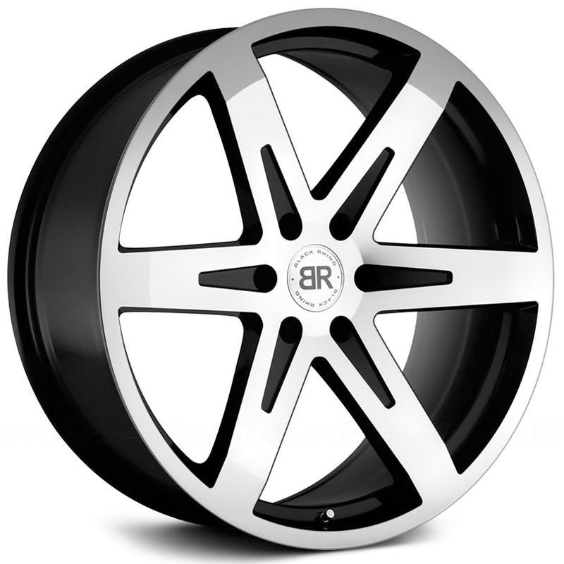 Black Rhino Peak  Wheels Gloss Black Mirror Cut Face