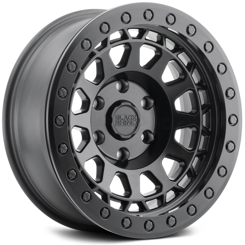 Black Rhino Primm Beadlock  Wheels Matte Black W/Black Bolts