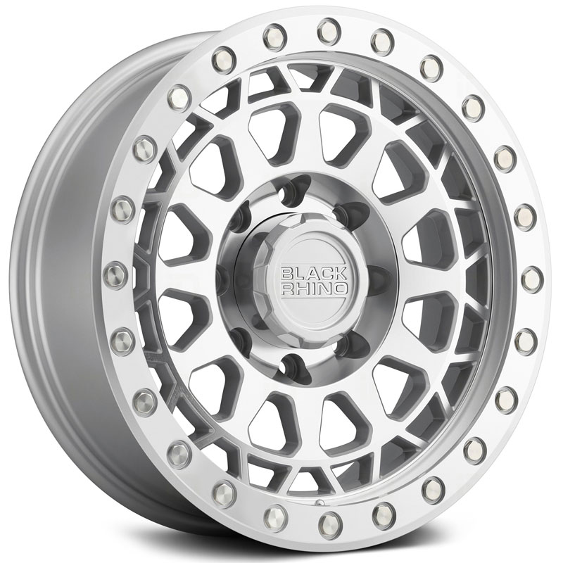 Black Rhino Primm  Wheels Silver W/Mirror Face And Lip Edge