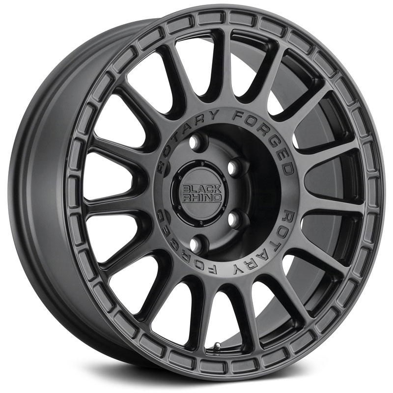 Black Rhino Sandstorm  Wheels Semi Gloss Black W/ Machined Dark Tint Ring