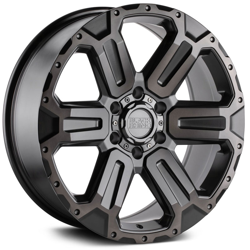 Black Rhino Wanaka  Wheels Matte Gunmetal W/Brushed Face And Gunmetal Tint