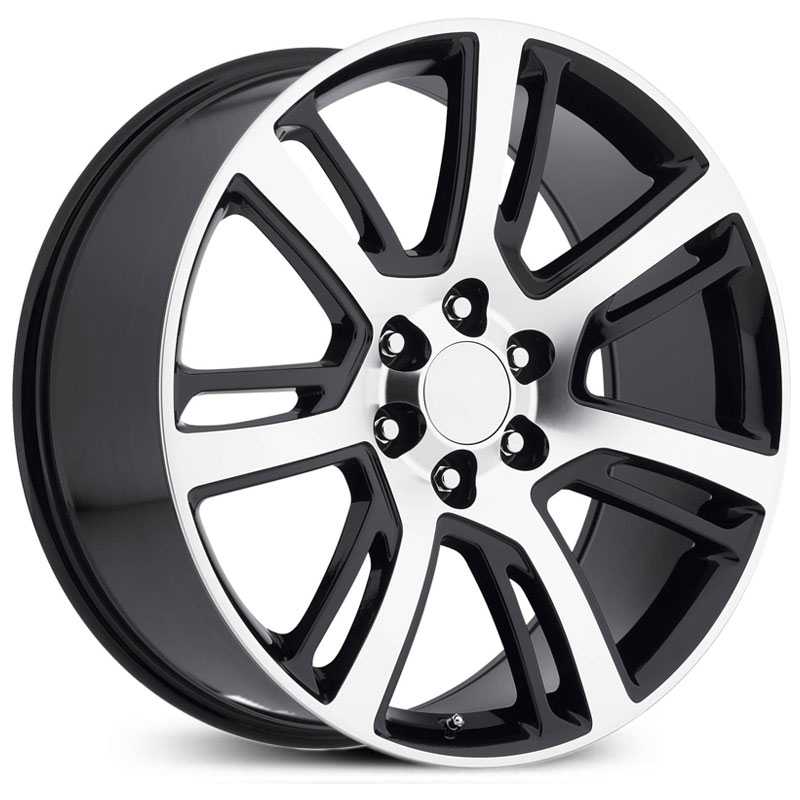 Cadillac Escalade Style (CA88)  Wheels Black Machined