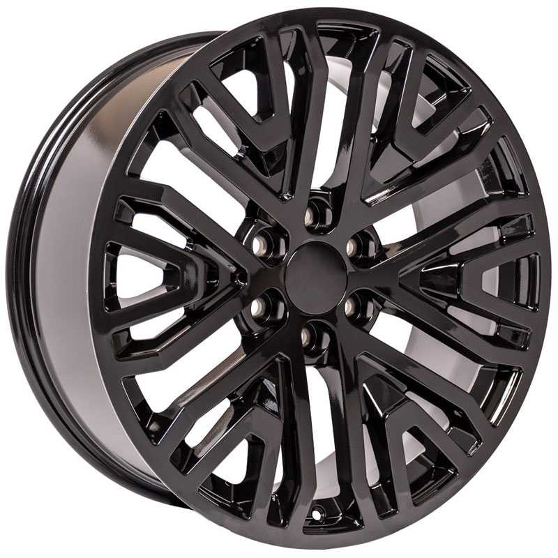 Chevy Silverado 1500 CV37  Wheels Gloss Black