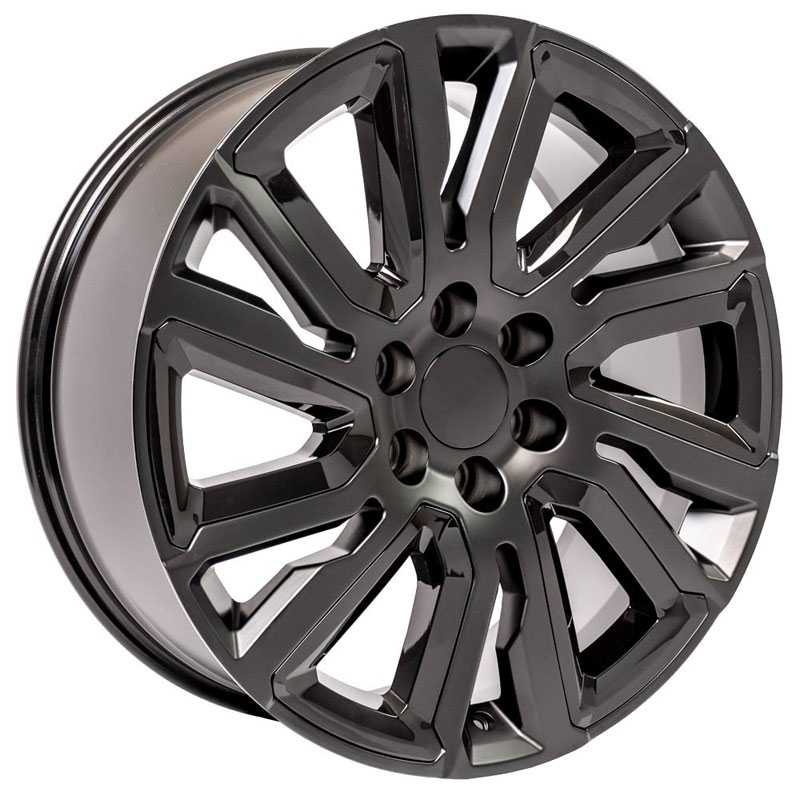 Chevy Silverado 1500 CV39  Wheels Satin Black