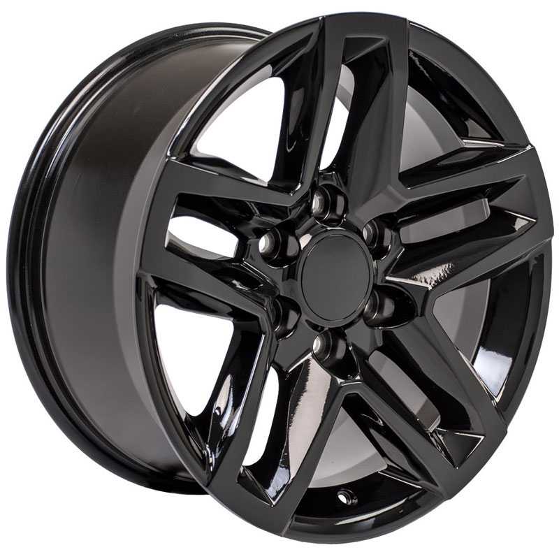 Chevy Silverado 1500 Trail Boss CV34  Wheels Black