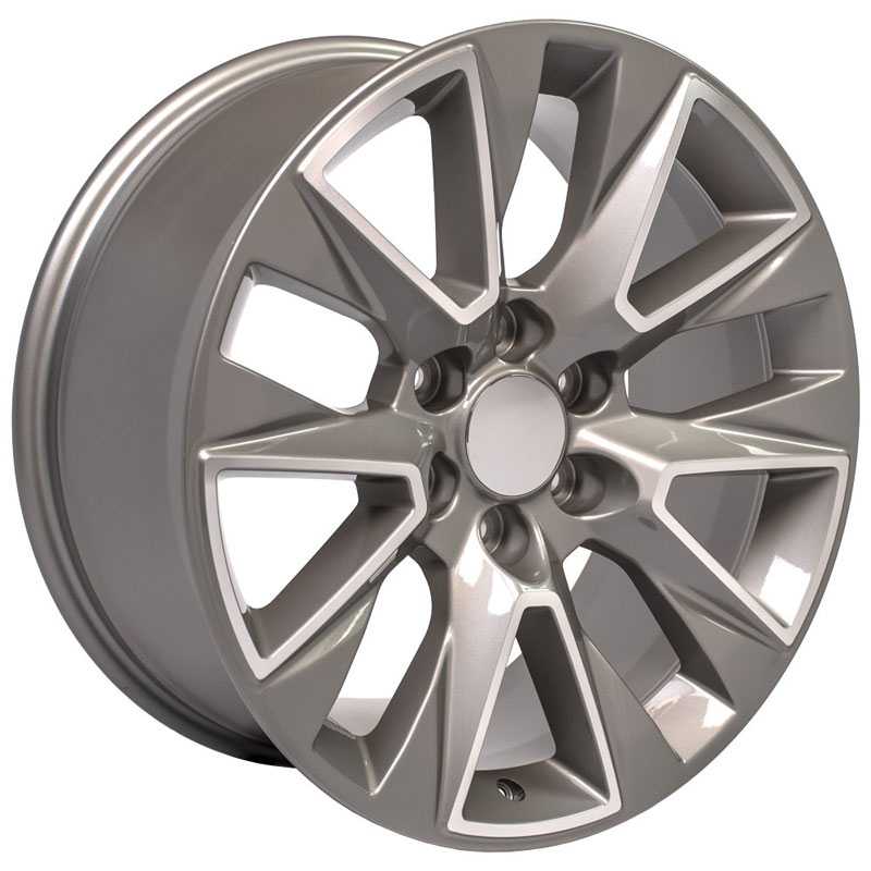 Chevy Silverado LTZ CV26   Wheels Silver Machined