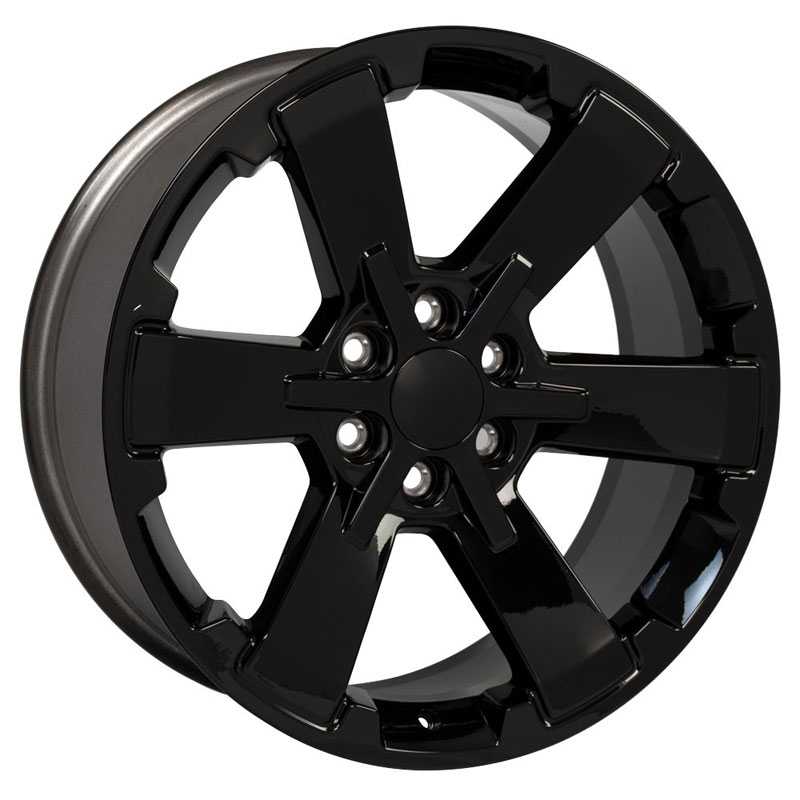 Chevy Silverado Rally CV41  Wheels Black