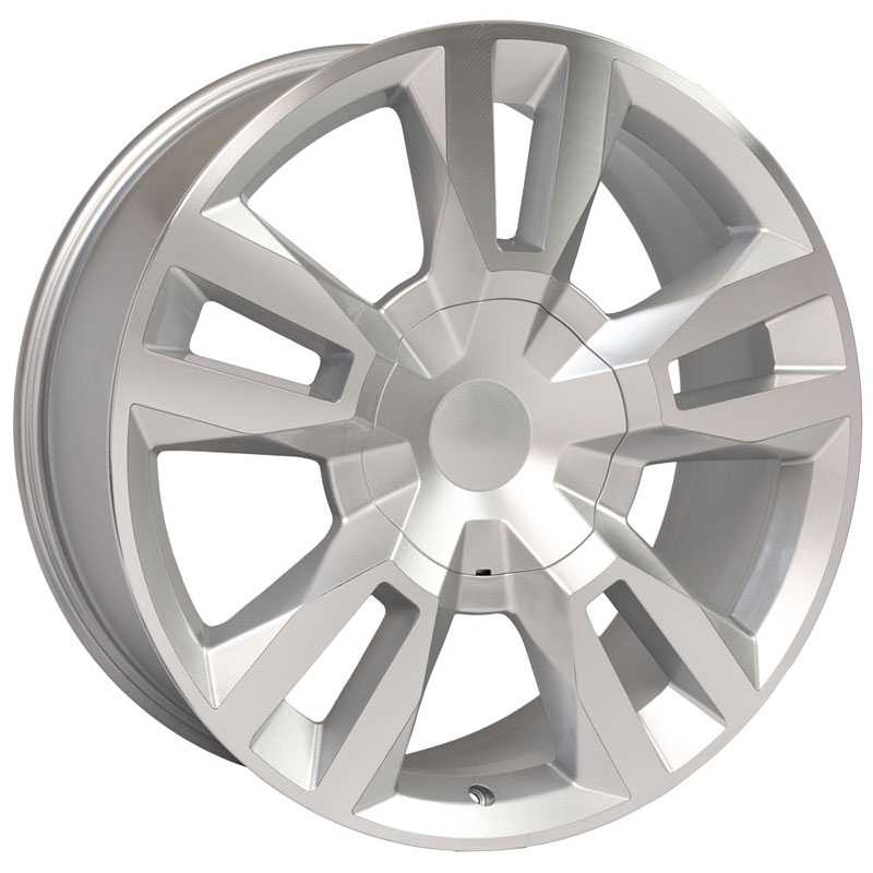 Chevy Silverado Rally RST CV40  Wheels Silver Machined