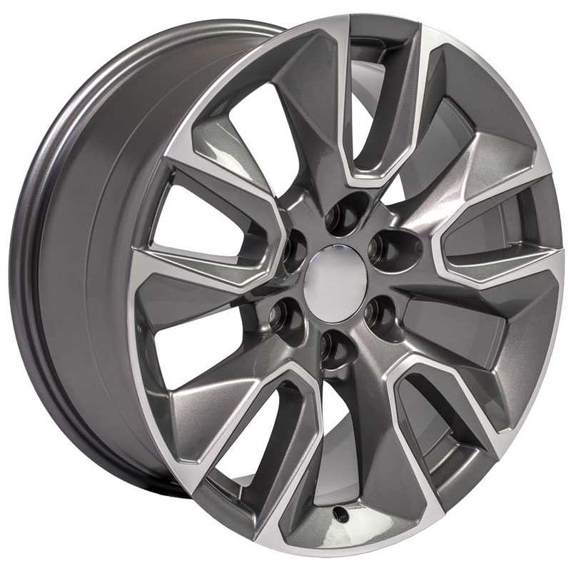 Chevy Silverado RTS CV32  Wheels Gunmetal Machined