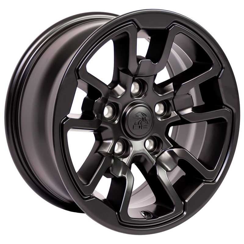 Ram Truck Dodge Ram Rebel DG55  Wheels Satin Black