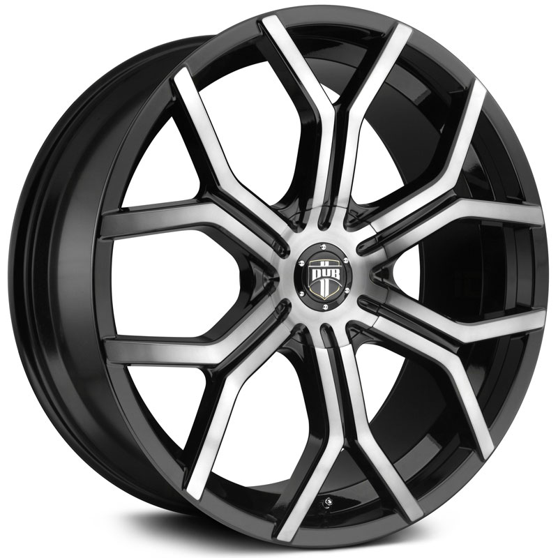 Dub S209 Royalty  Wheels Matte Black Machined Dark Tint