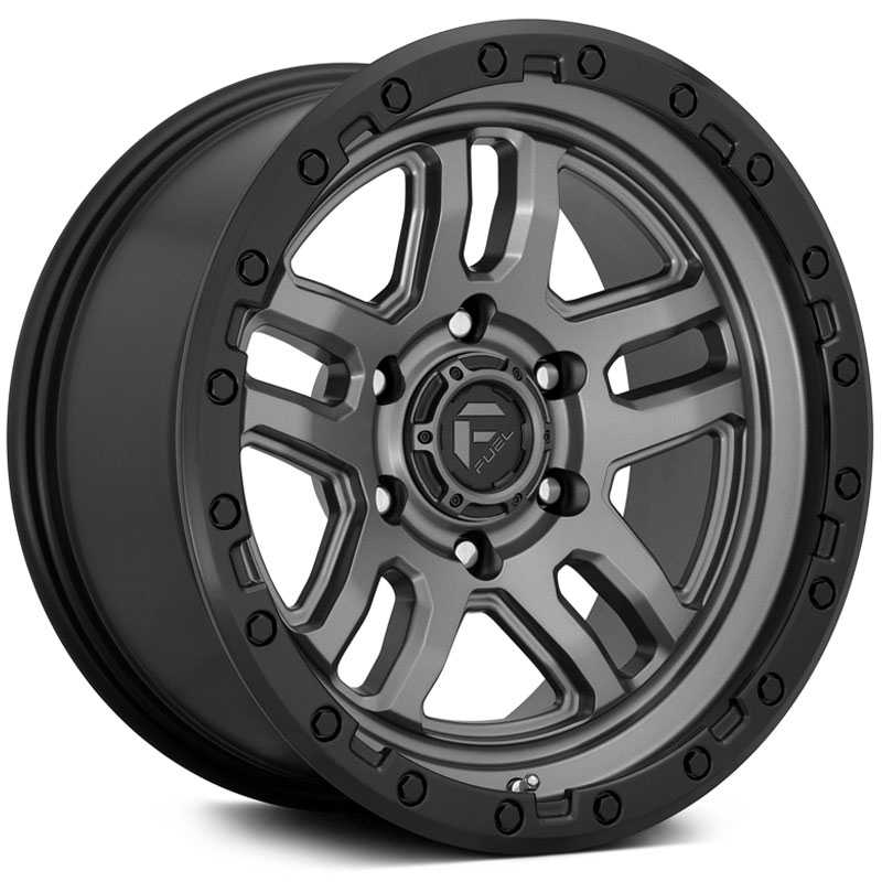 Fuel D701 Ammo  Wheels Matte Gunmetal Black Bead Ring