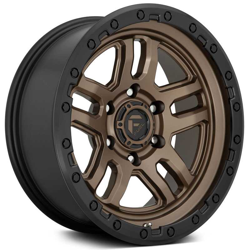 Fuel D702 Ammo  Wheels Matte Bronze Black Bead Ring