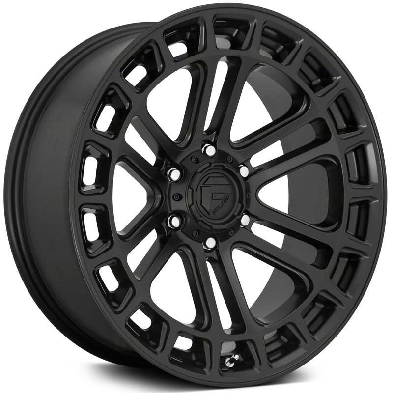 Fuel D718 Heater  Wheels Matte Black