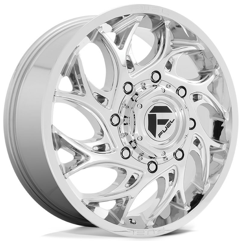 Fuel D740 Runner Dually Front  Wheels Chrome