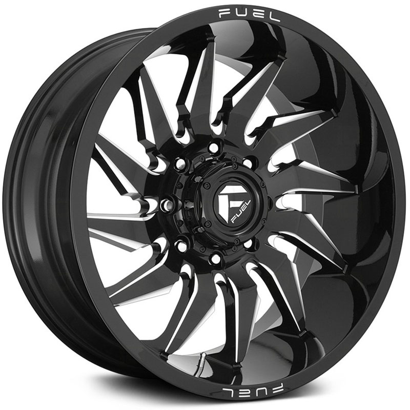 Fuel D744 Saber  Wheels Gloss Black Milled