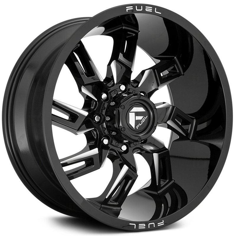 Fuel D747 Lockdown  Wheels Gloss Black Milled