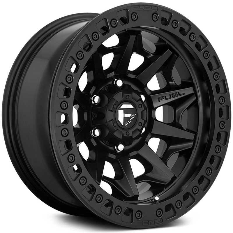 Fuel D114 Covert  Wheels Matte Black