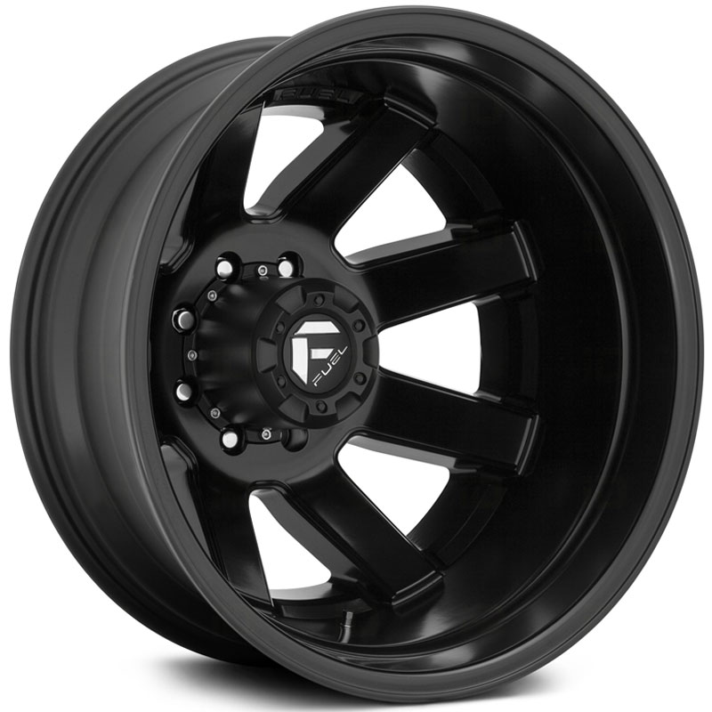 Fuel D436 Maverick Dually  Wheels Matte Black Rear