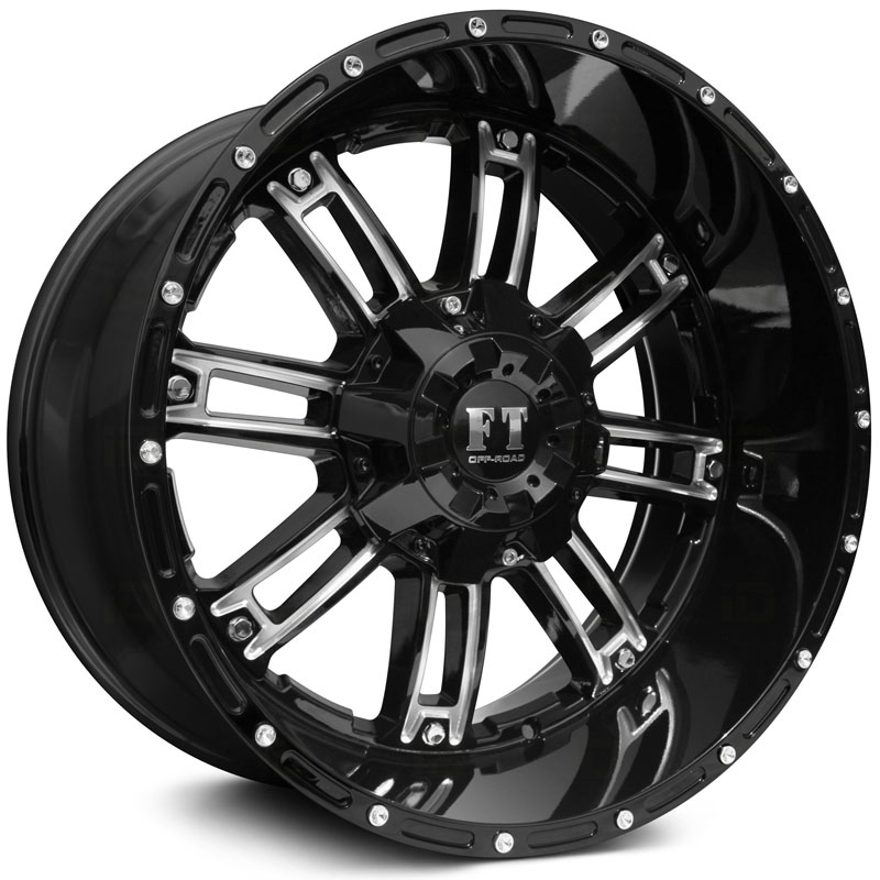 Full Throttle Full Throttle FT8033  Wheels Gloss Black Milled