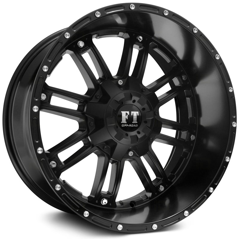 Full Throttle Full Throttle FT8033  Wheels Satin Black 