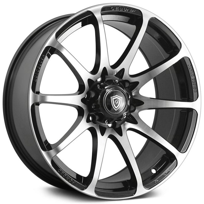 G-Line Alloys G0069  Wheels Gloss Black Machined Face