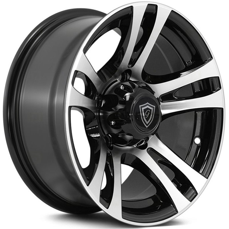 G-Line Alloys G5010  Wheels Gloss Black Machined Face