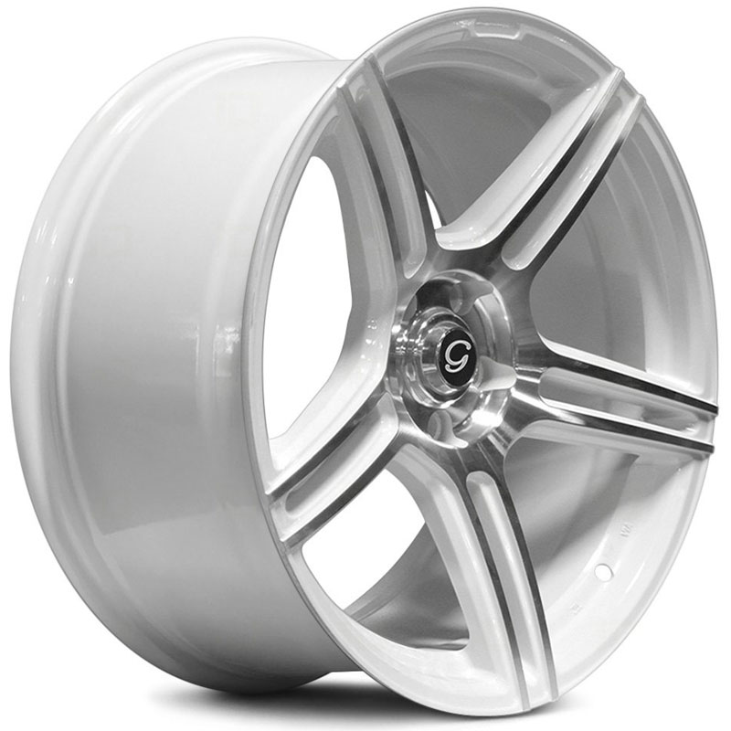 G-Line Alloys G5086  Wheels Gloss White Machined Face