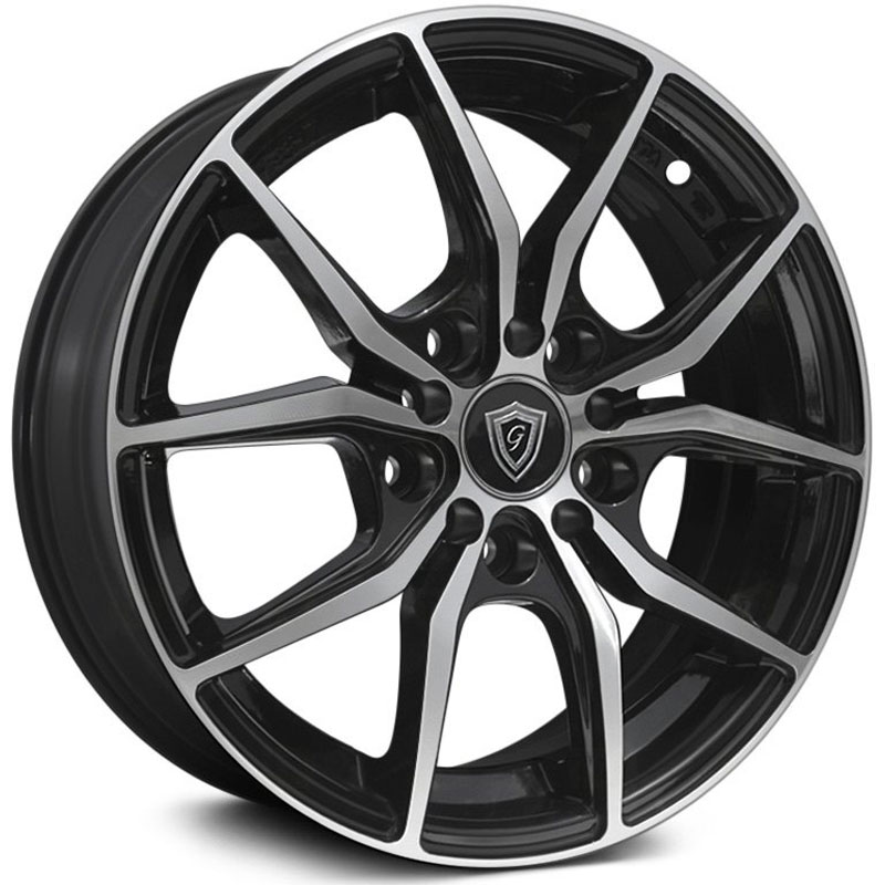 G-Line Alloys G5225  Wheels Gloss Black Machined Face