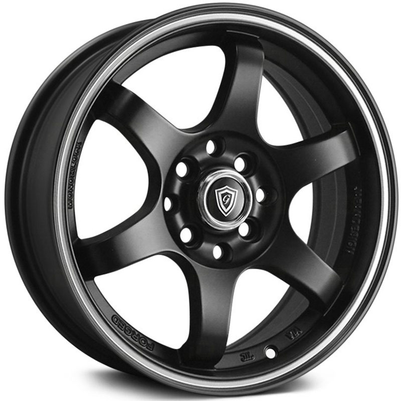 G-Line Alloys G6011  Wheels Satin Black Machined Lip