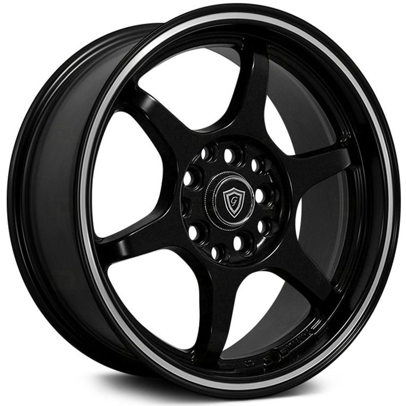 G-Line Alloys G6049  Wheels Satin Black Machined