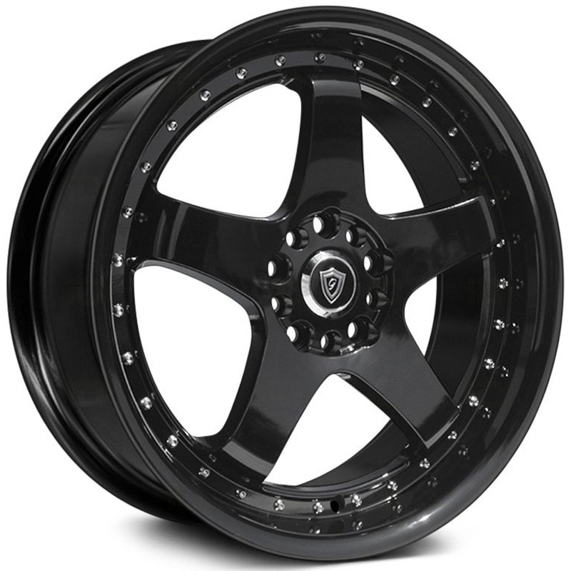 G-Line Alloys G8073  Wheels Gloss Black