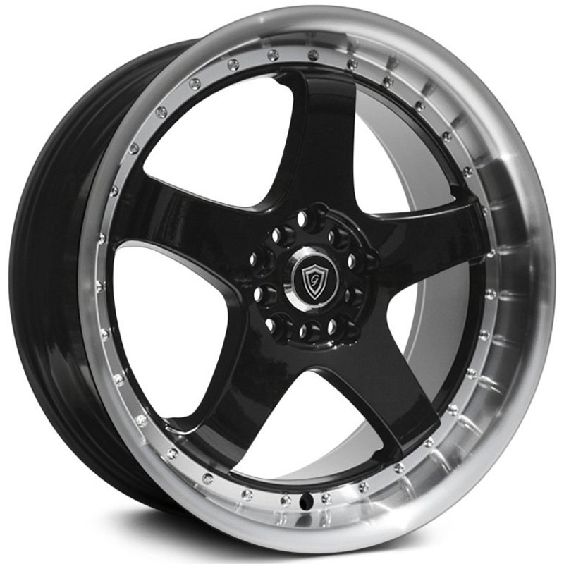 G-Line Alloys G8073  Wheels Gloss Black Machined