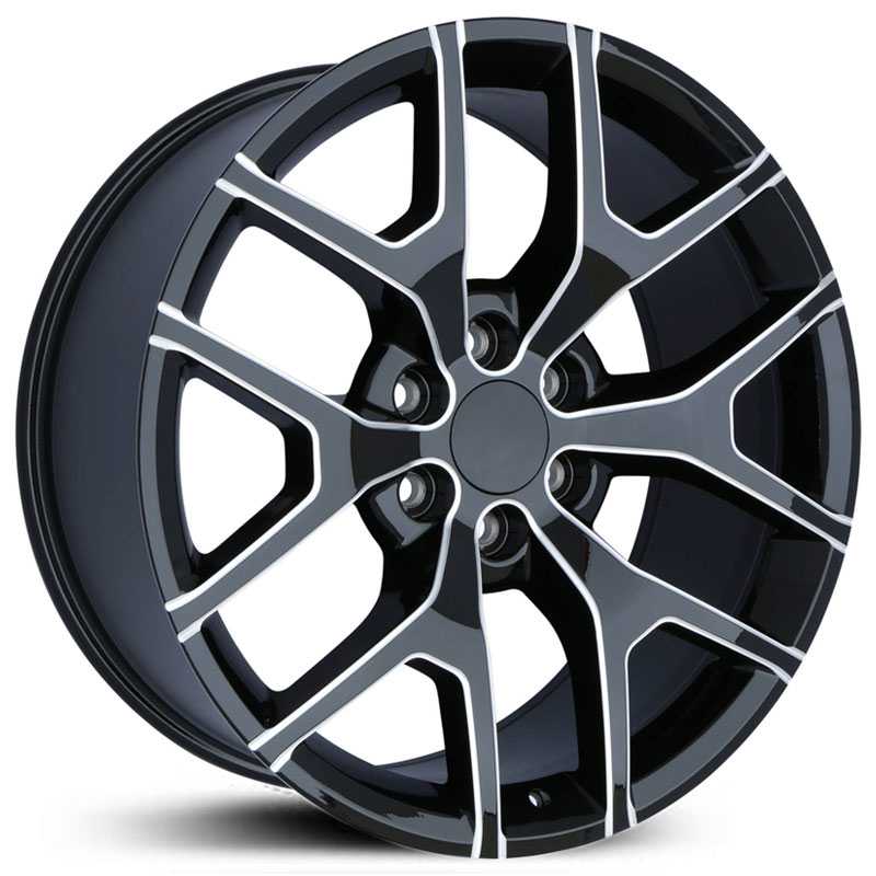 GMC CV92  Wheels Black Milled