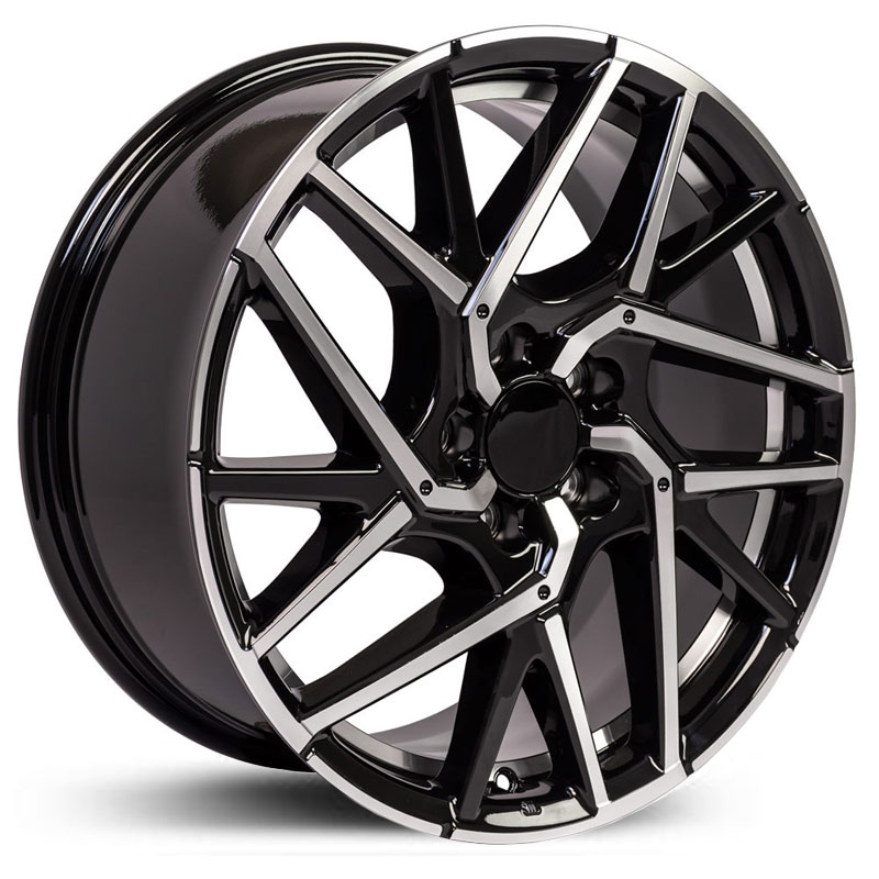 Honda HD06  Wheels Black Machined