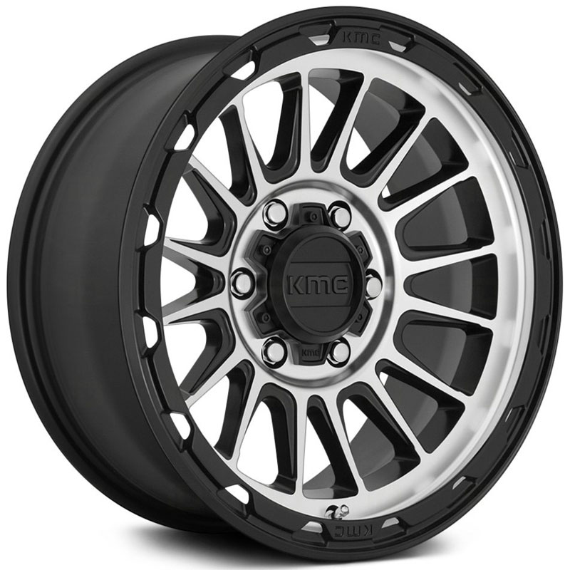 KMC KM542 Impact  Wheels Satin Black Machined