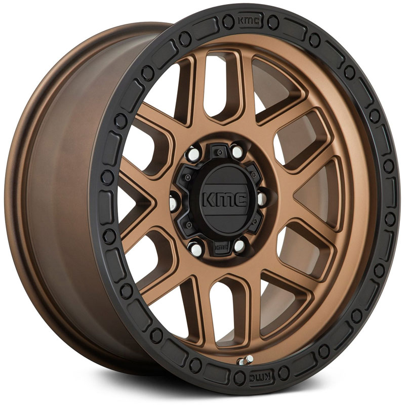 KMC KM544 Mesa  Wheels Matte Bronze With Black Lip