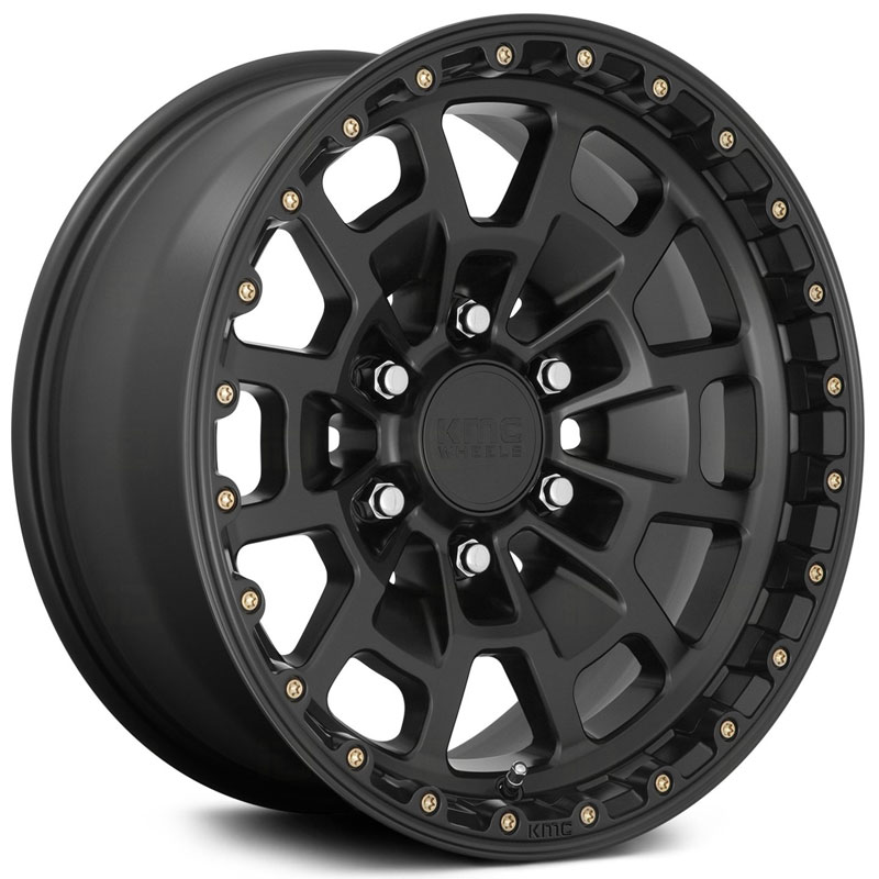 KMC KM718 Summit  Wheels Satin Black