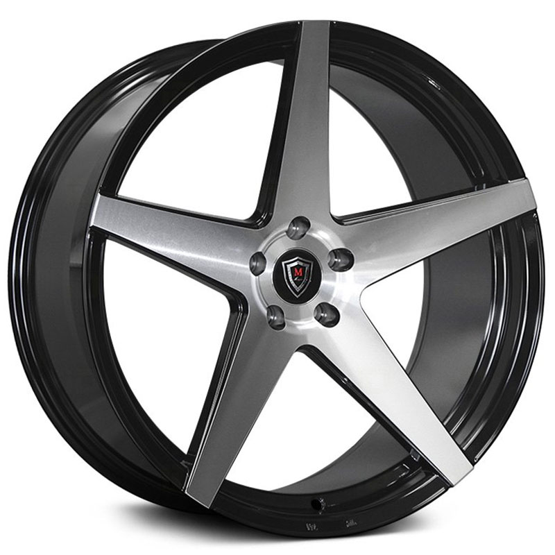 Marquee Luxury M1001  Wheels Gloss Black Machined