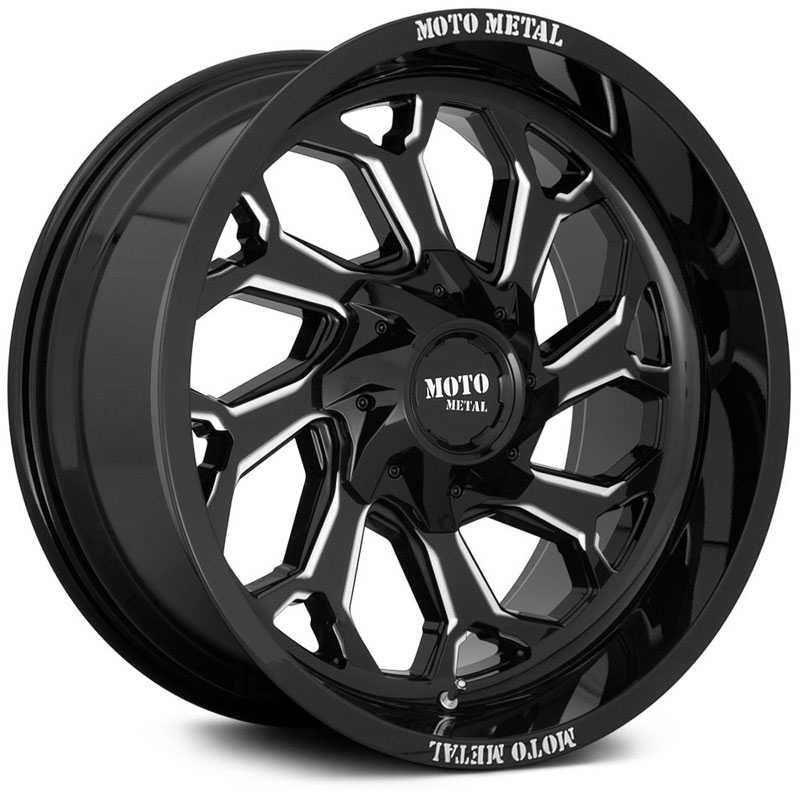 Moto Metal MO999 Reaper  Wheels Gloss Black Milled