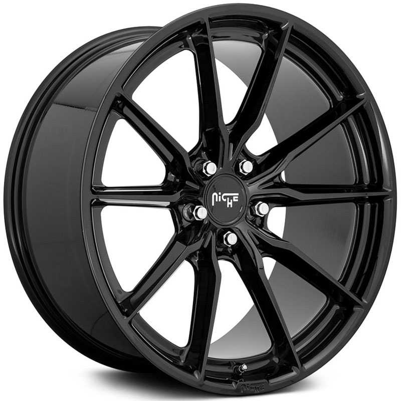 Niche M240 Rainier  Wheels Gloss Black