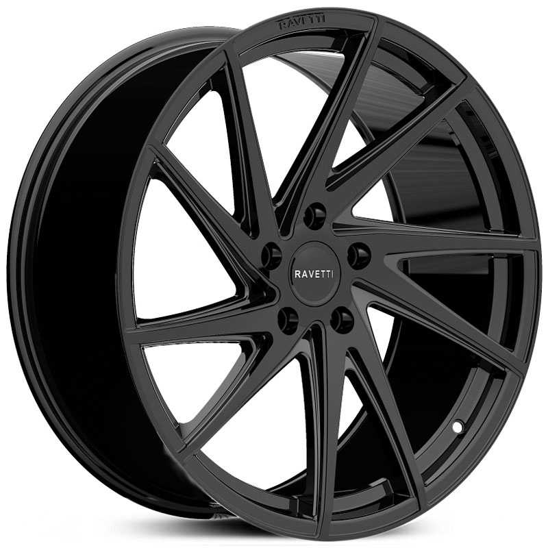 Ravetti M10  Wheels Gloss Black