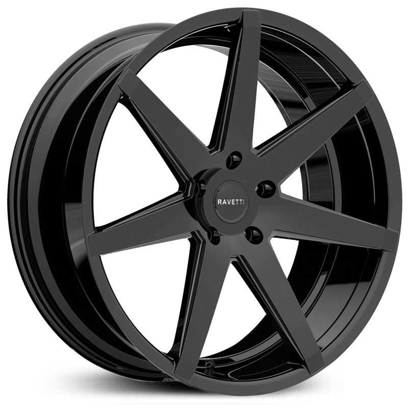 Ravetti M7  Wheels Gloss Black