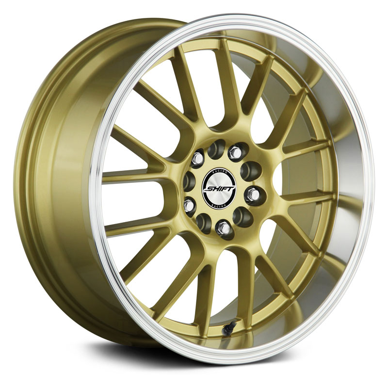 Shift Crank  Wheels Gold Polished Lip