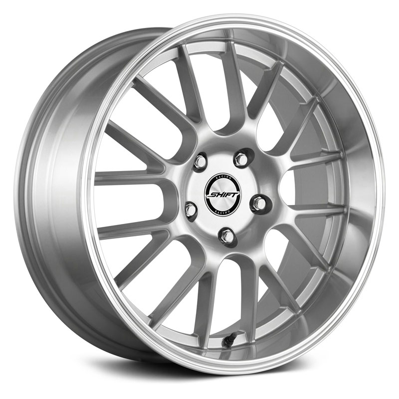 Shift Crank  Wheels Silver Polished Lip