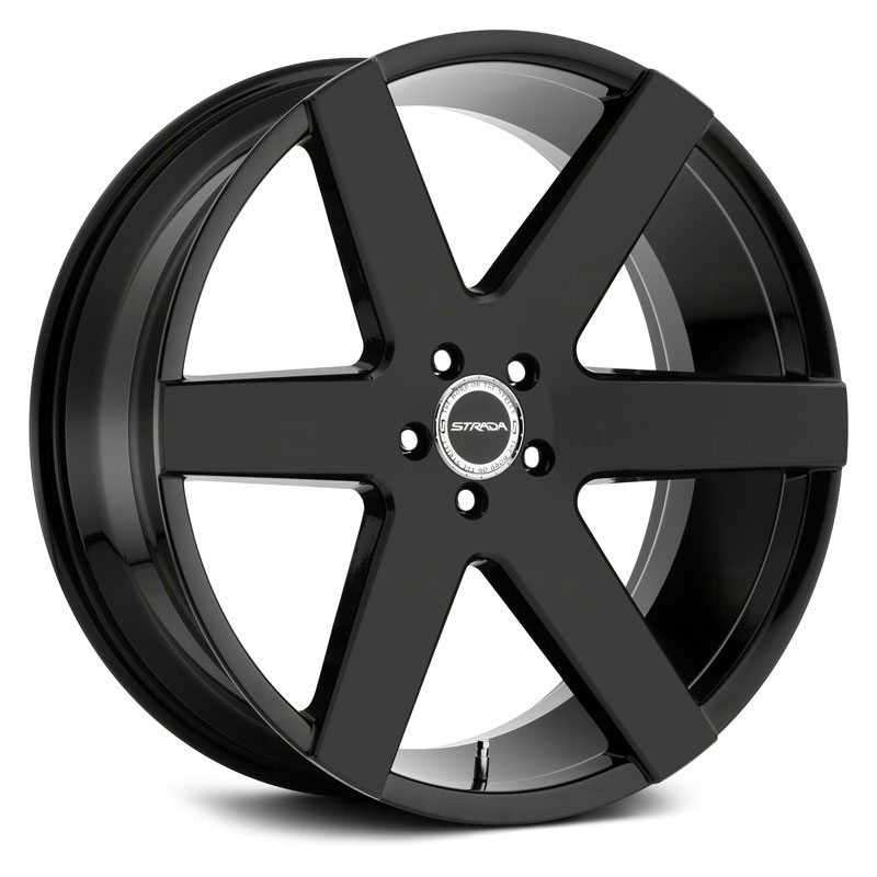 Strada Coda  Wheels Gloss Black