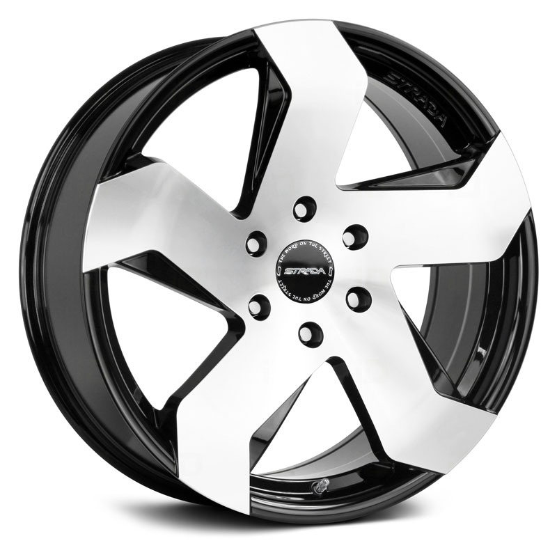 Strada Coltello  Wheels Gloss Black Machined