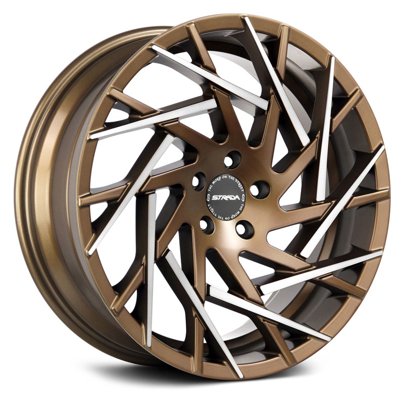 Strada Nido  Wheels Bronze w/ Machined Tips