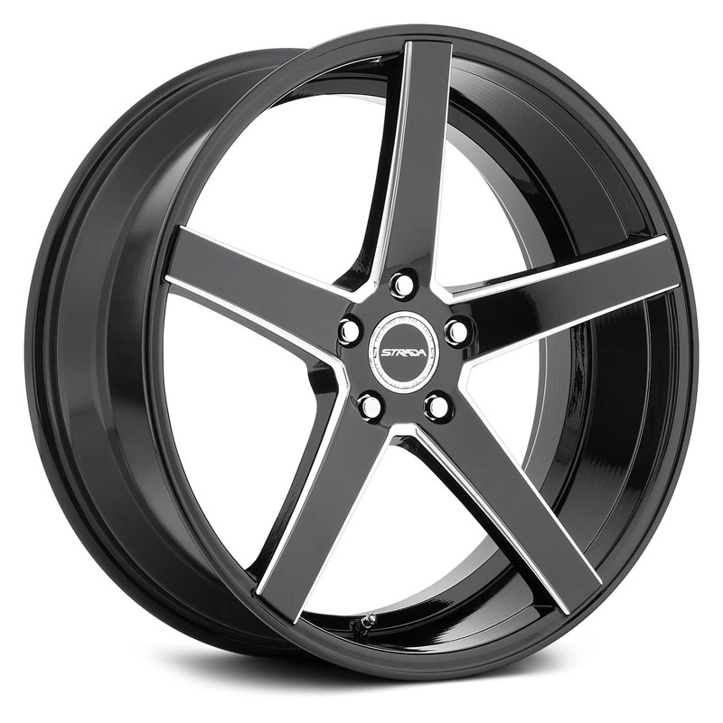 Strada Perfetto  Wheels Gloss Black Milled