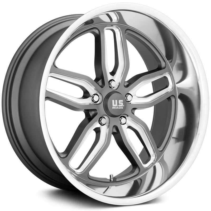 US Mags U129 CTEN  Wheels Matte Gunmetal Milled